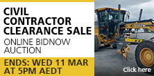 Civil Contractor Clearence Sale
